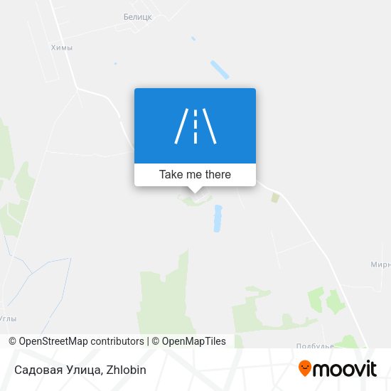 Садовая Улица map