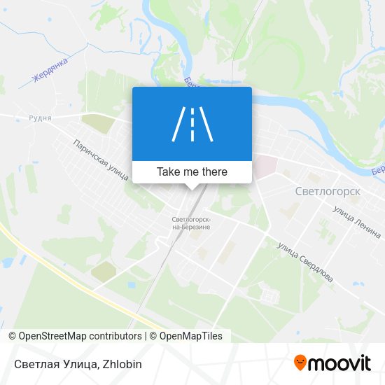 Светлая Улица map