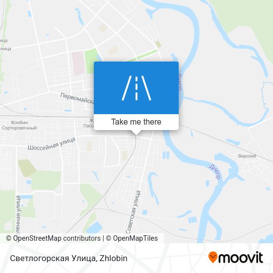 Светлогорская Улица map