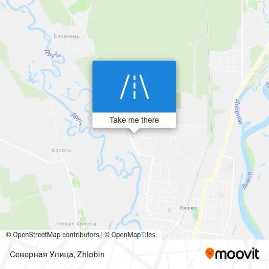 Северная Улица map