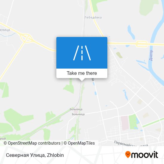 Северная Улица map
