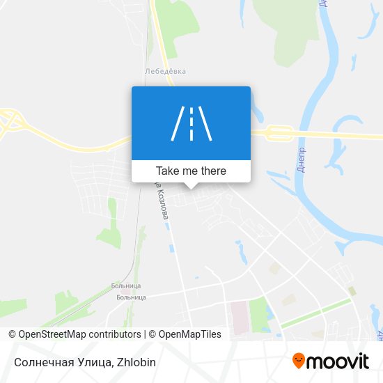 Солнечная Улица map