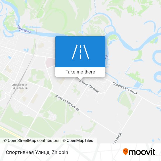 Спортивная Улица map