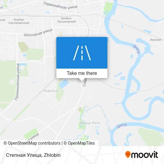 Степная Улица map