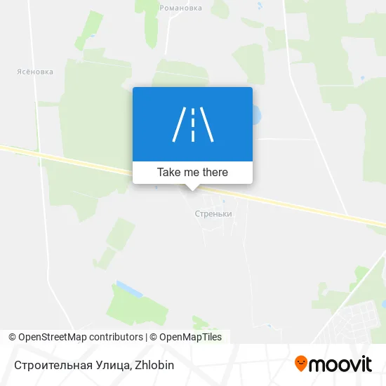 Строительная Улица map