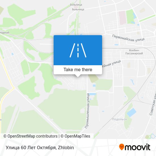 Улица 60 Лет Октября map