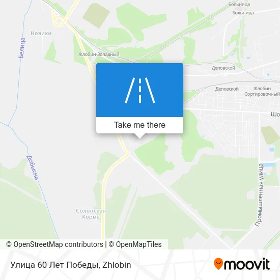 Улица 60 Лет Победы map