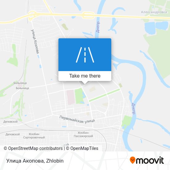 Улица Акопова map