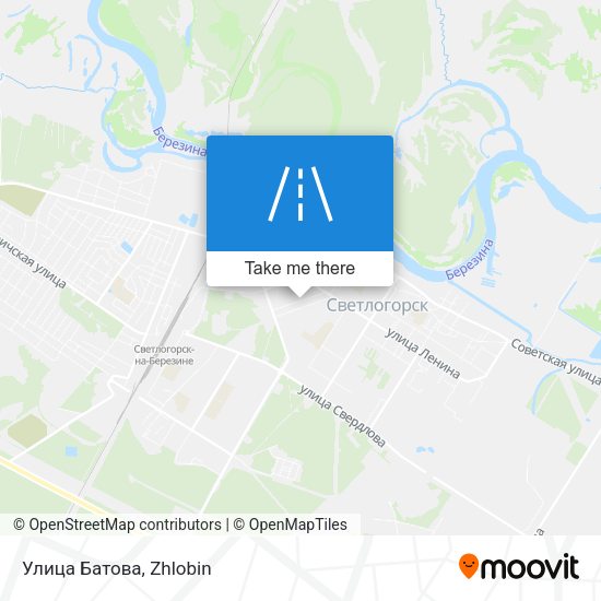 Улица Батова map