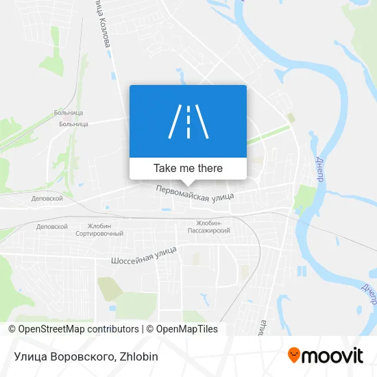 Улица Воровского map