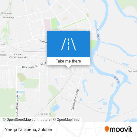 Улица Гагарина map