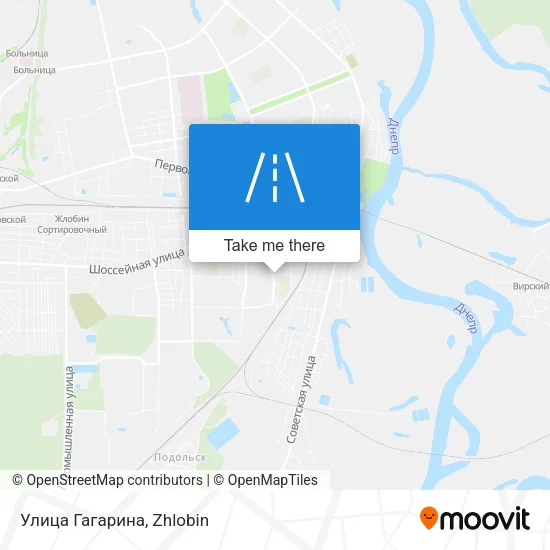 Улица Гагарина map