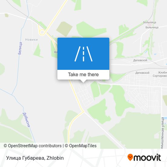 Улица Губарева map