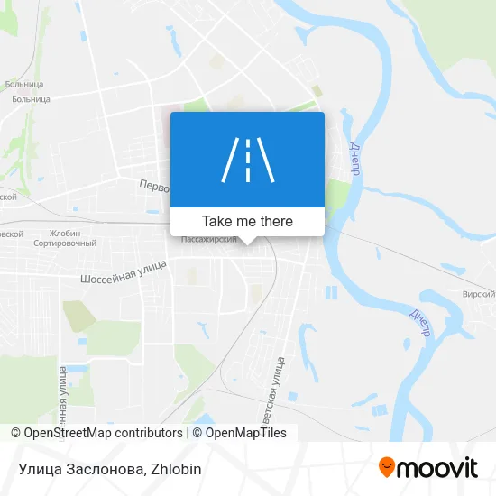Улица Заслонова map