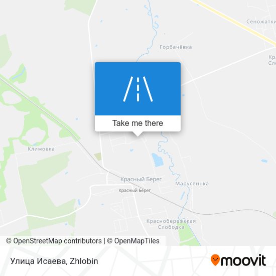 Улица Исаева map