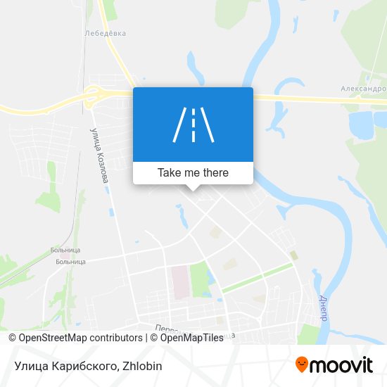 Улица Карибского map