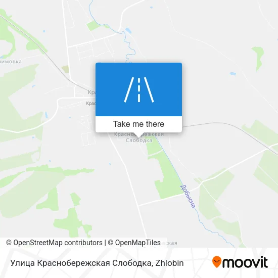 Улица Краснобережская Слободка map