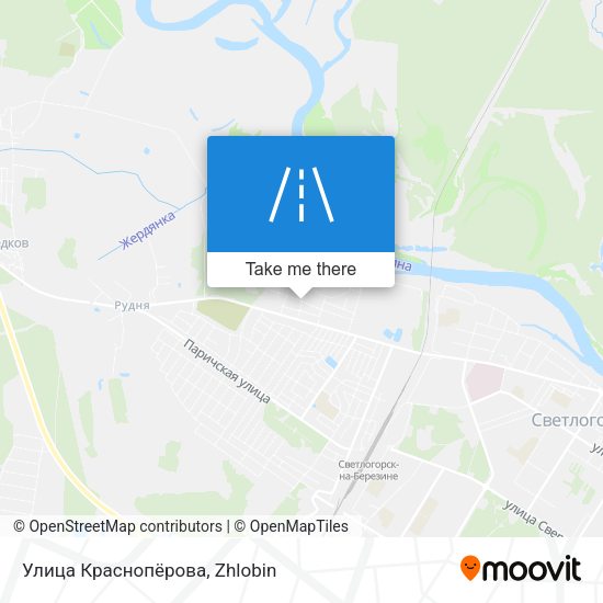 Улица Краснопёрова map