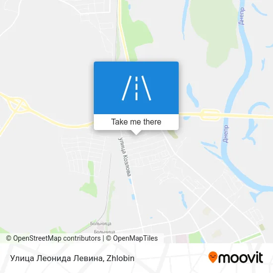 Улица Леонида Левина map