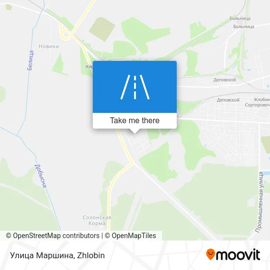 Улица Маршина map