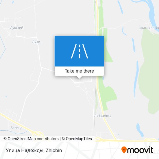 Улица Надежды map