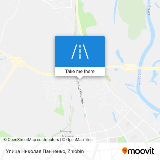 Улица Николая Панченко map