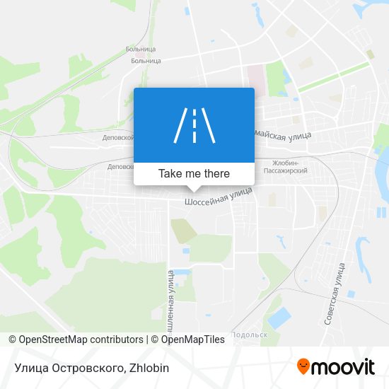 Улица Островского map