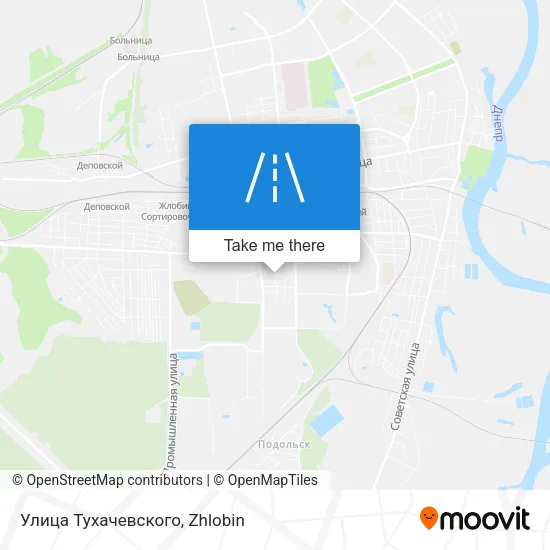 Улица Тухачевского map