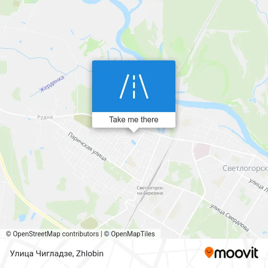 Улица Чигладзе map