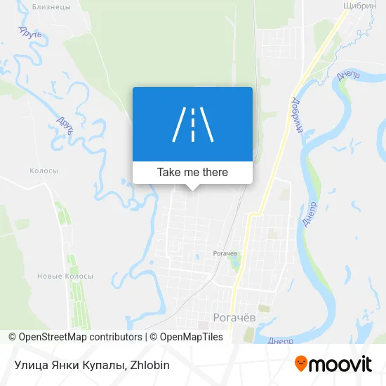 Улица Янки Купалы map