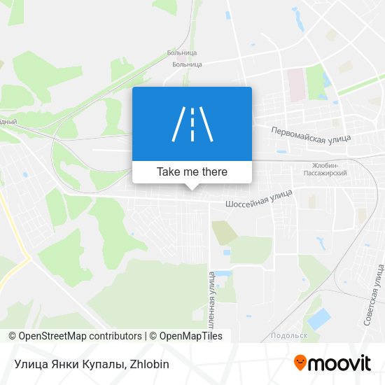 Улица Янки Купалы map