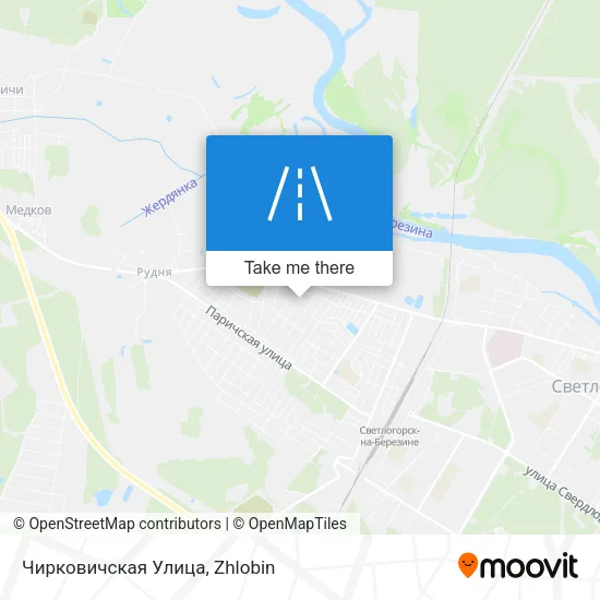 Чирковичская Улица map