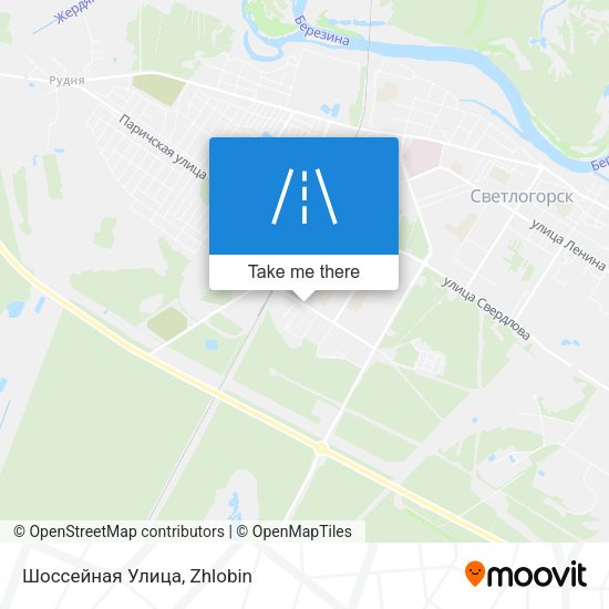 Шоссейная Улица map