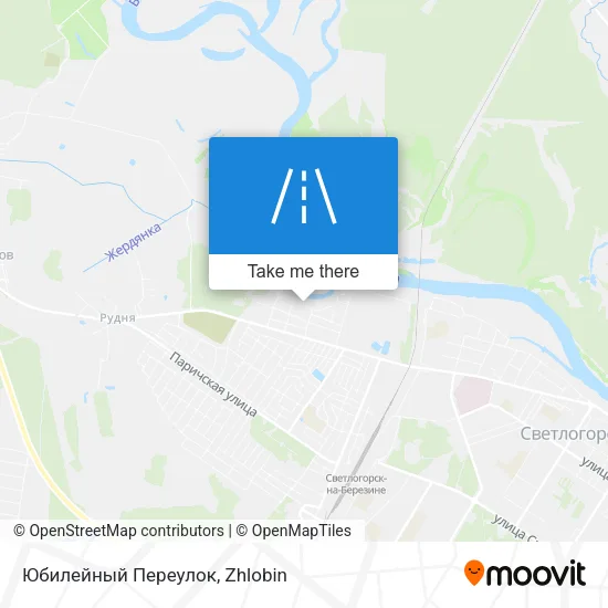 Юбилейный Переулок map