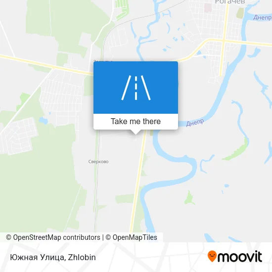 Южная Улица map