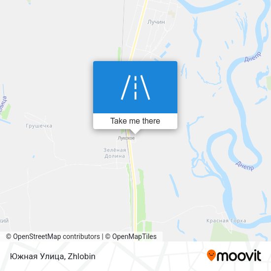 Южная Улица map