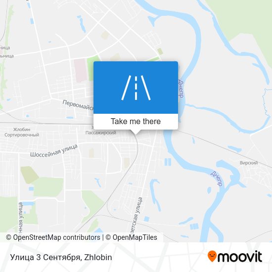 Улица 3 Сентября map
