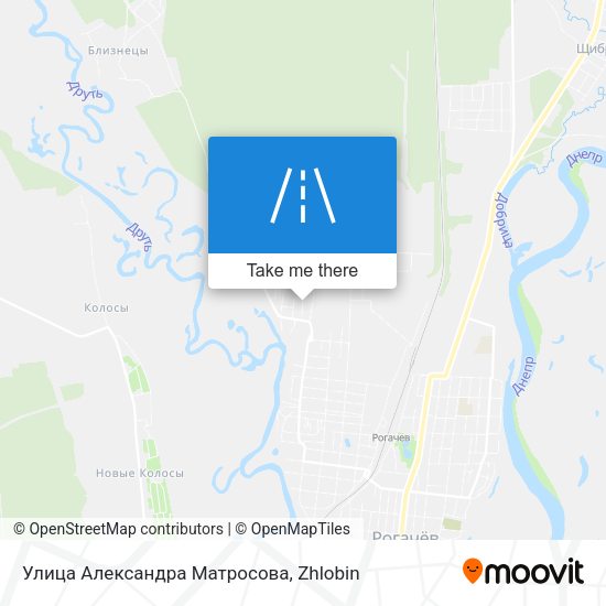 Улица Александра Матросова map