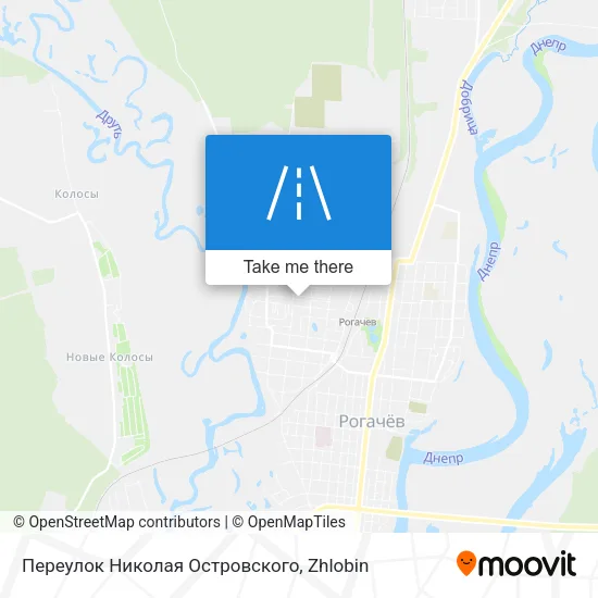 Переулок Николая Островского map