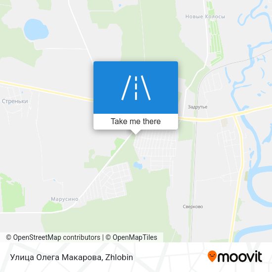Улица Олега Макарова map