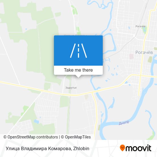 Улица Владимира Комарова map