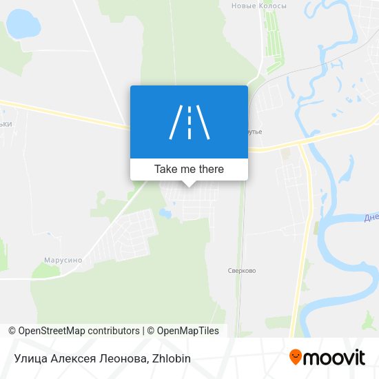 Улица Алексея Леонова map