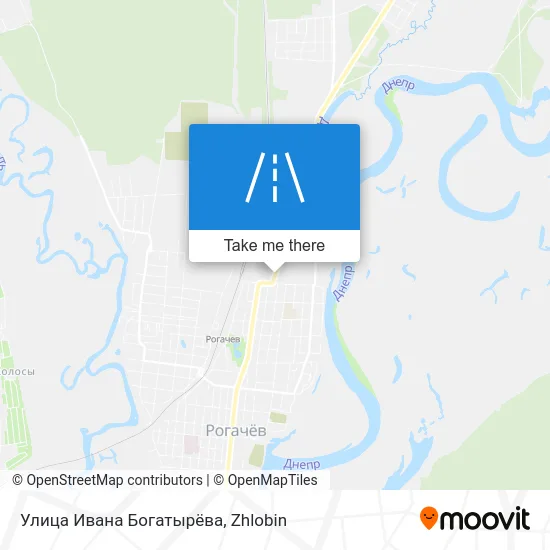 Улица Ивана Богатырёва map