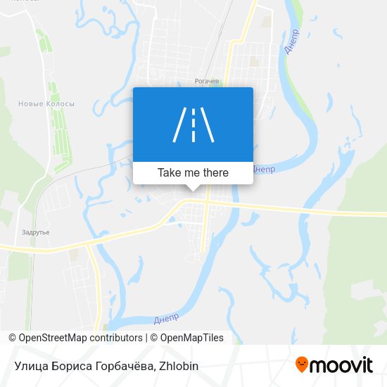 Улица Бориса Горбачёва map