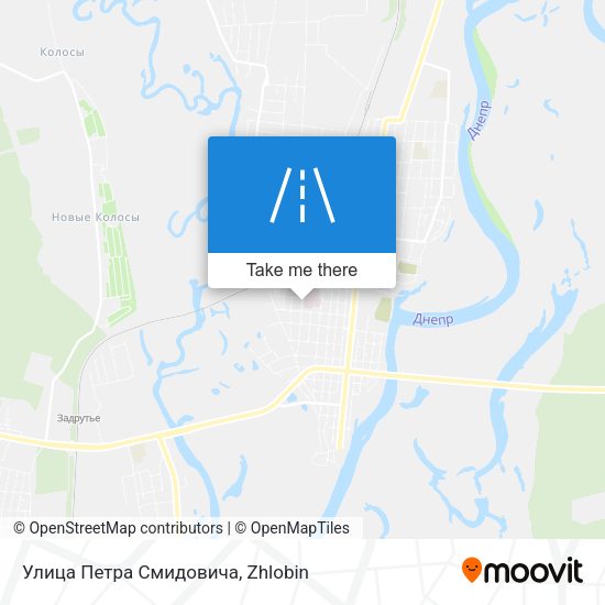 Улица Петра Смидовича map