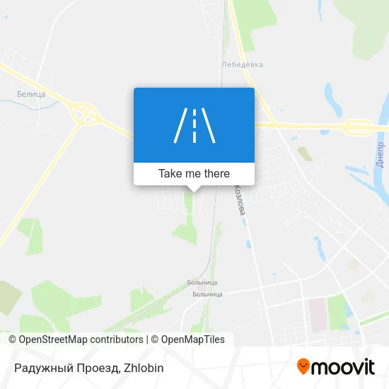 Радужный Проезд map