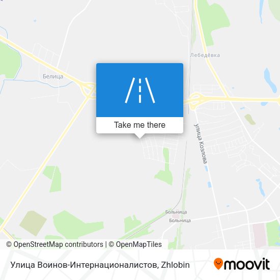 Улица Воинов-Интернационалистов map