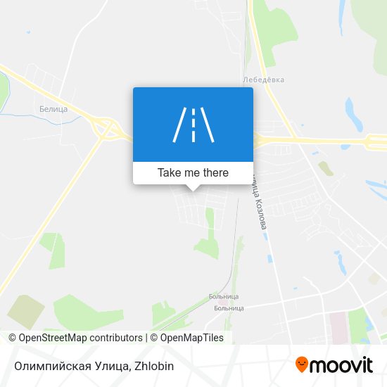 Олимпийская Улица map