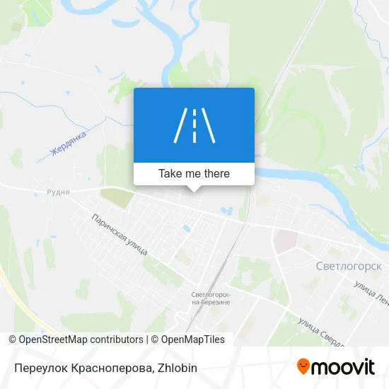 Переулок Красноперова map