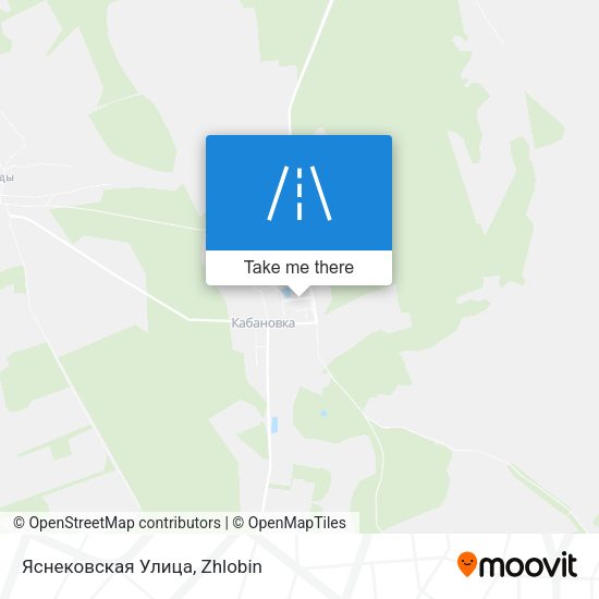 Яснековская Улица map